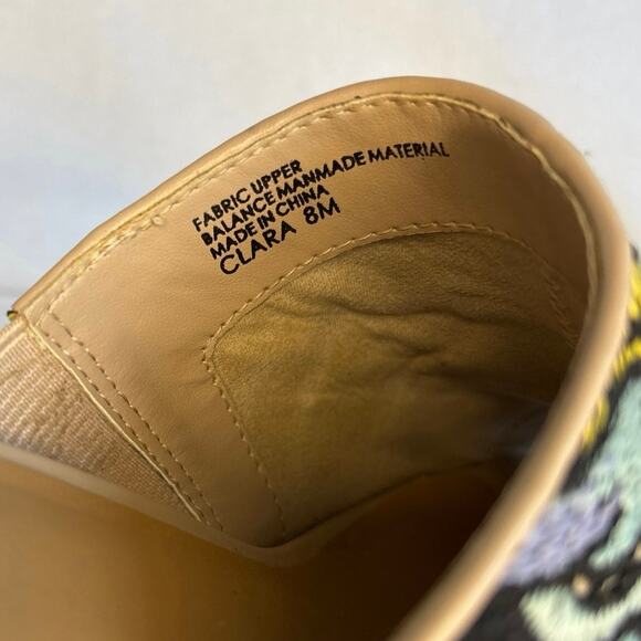 Crown Vintage Clara Floral Lace Peeptoe Embroidered Block Heel Mules Sandal Sz 8 - Picture 7 of 16